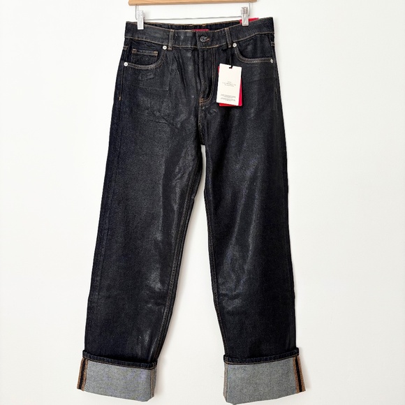 Mango MNG straight foil jeans - Picture 3 of 7